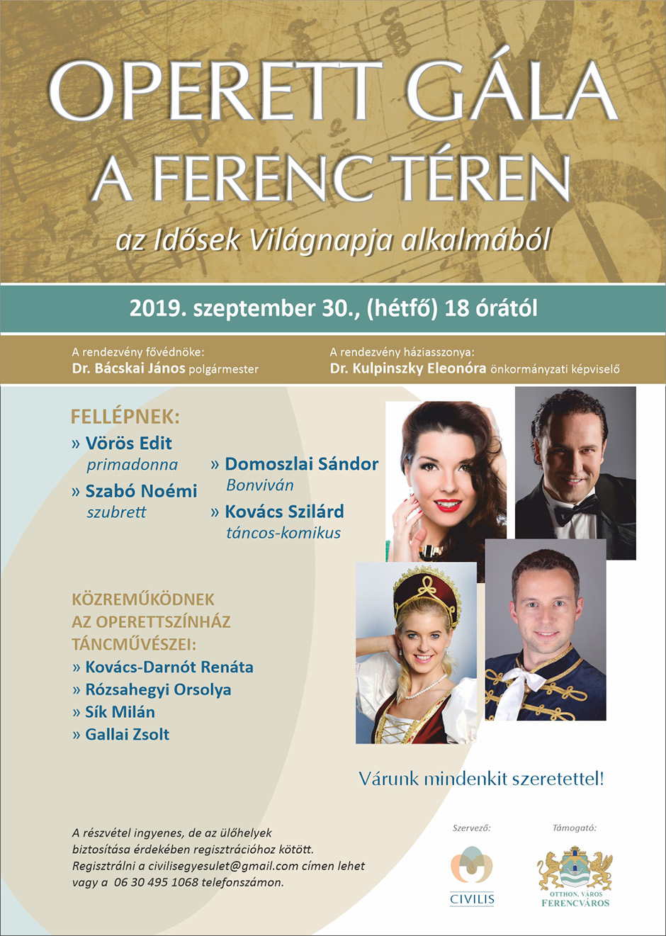 Operett Gála a Ferenc téren